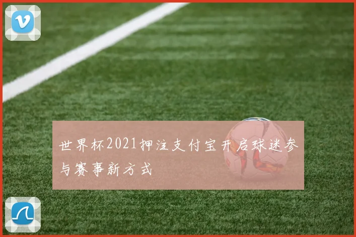 世界杯2021押注支付宝开启球迷参与赛事新方式